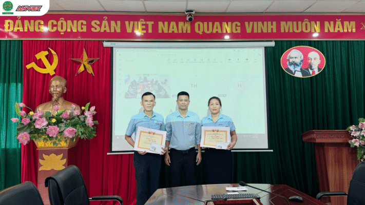 Các cá nhân xuất sắc của Công đoàn An Việt được tuyên dương
